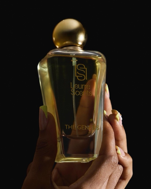 The Genesis bottle with its gold sphere cap